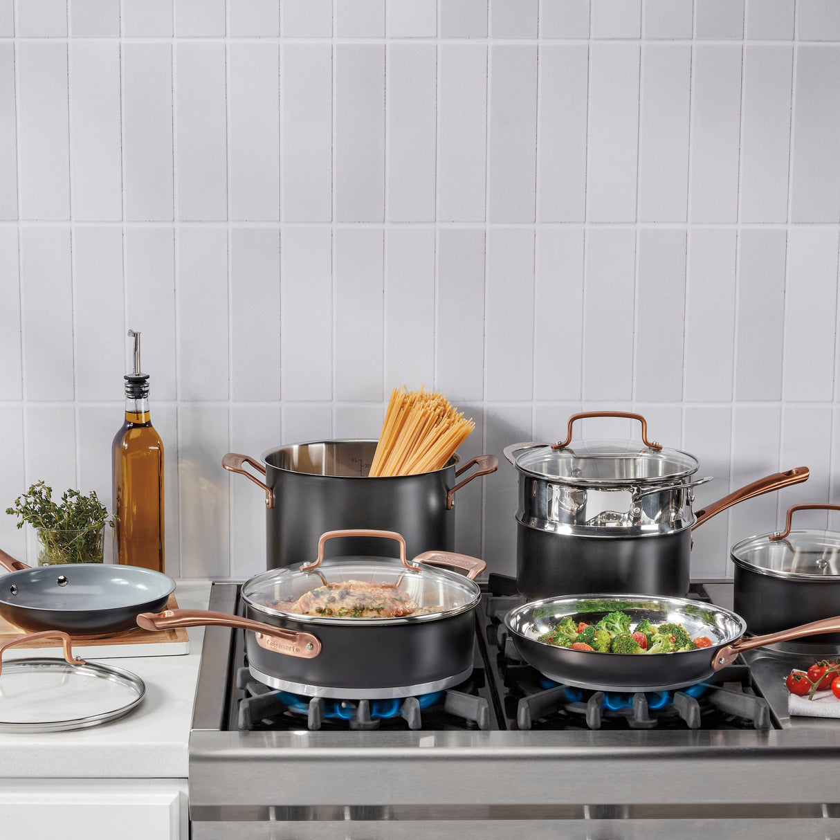 Cuisinart 11pc Matte Black Elegance Set, Black