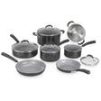 Cuisinart 11 Piece Set Ceramica XT Nonstick Cookware, Black