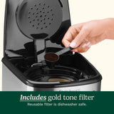 Cuisinart 14 Cup Programmable Coffee Maker, Silver