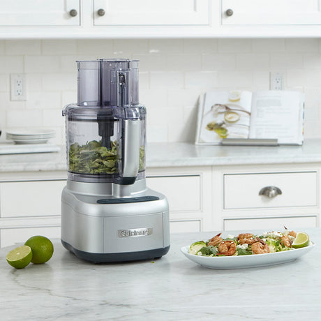 Cuisinart Elemental 11-Cup 550 Watt Food Processor, Silver - Certified Refurbished