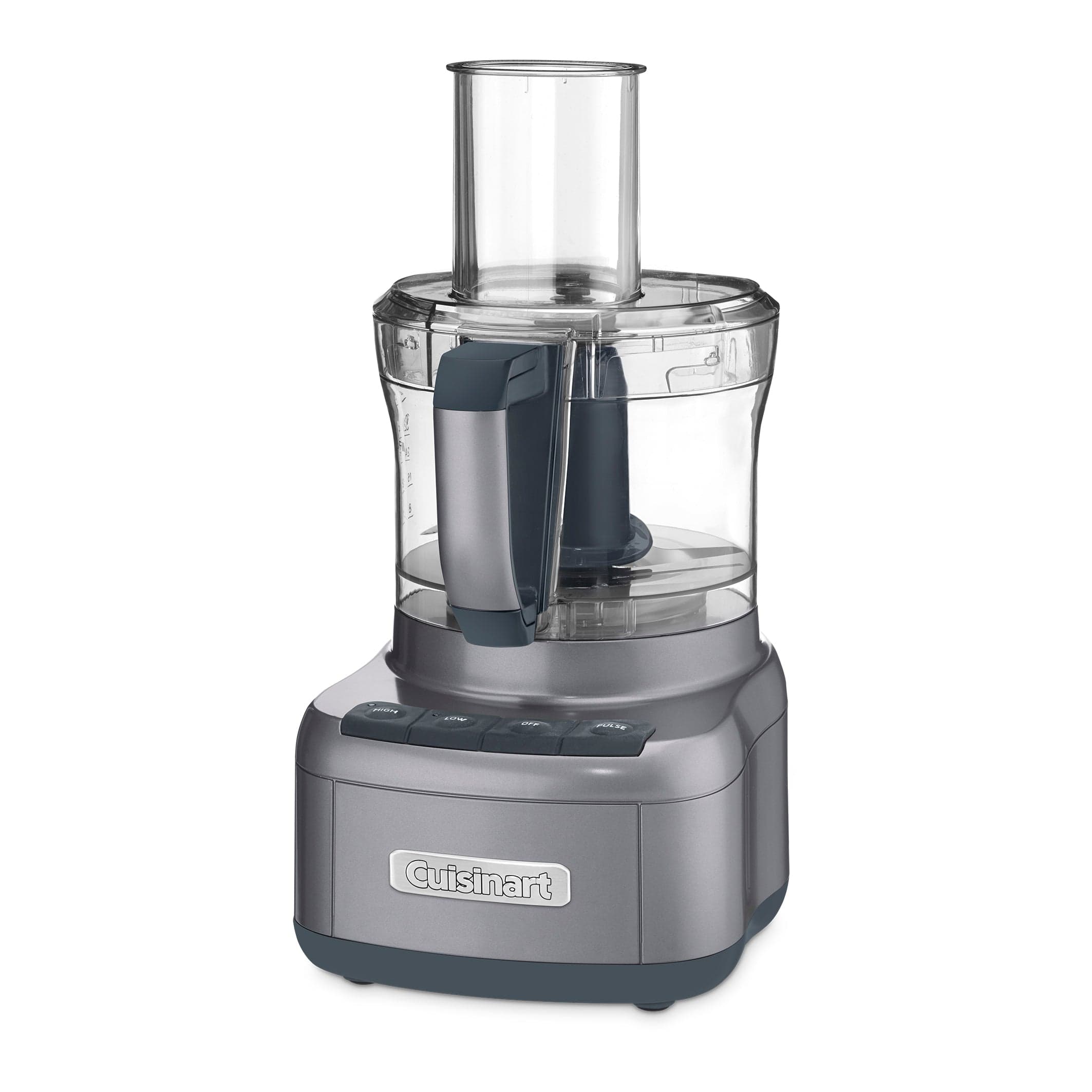 Cuisinart Elemental 8 Cup Food Processor, Gunmetal - Certified Refurbished