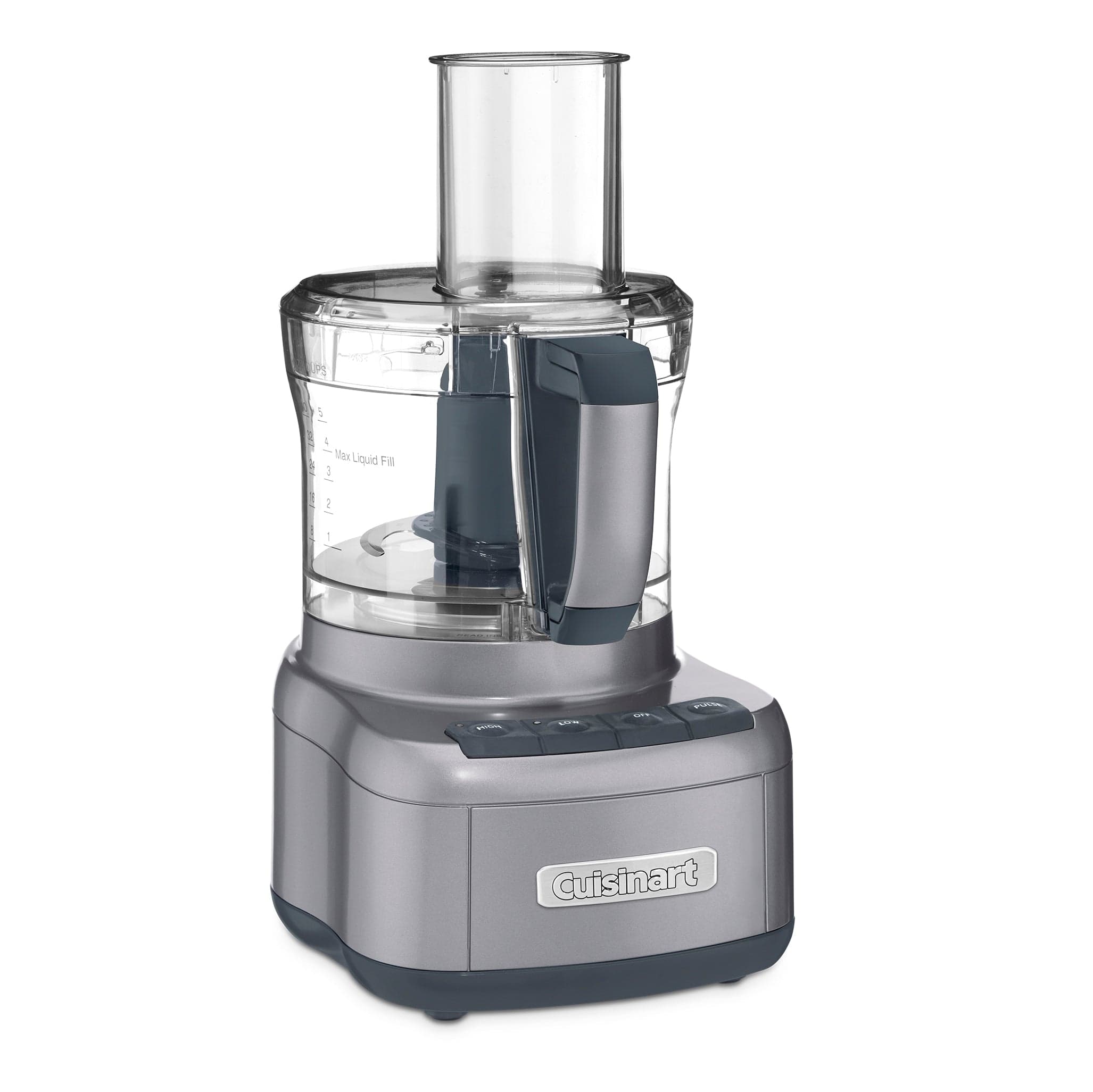 Cuisinart Elemental 8 Cup Food Processor, Gunmetal - Certified Refurbished