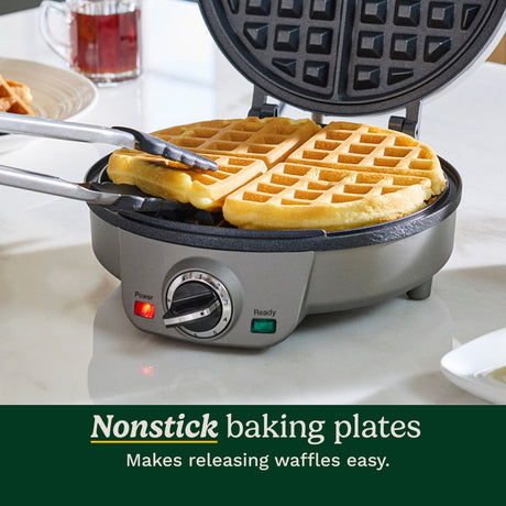 Cuisinart 4 Slice Belgian Waffle Maker - Round, Silver