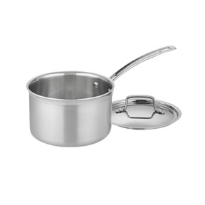 Cuisinart MultiClad Pro 3 Quart Saucepan, Silver