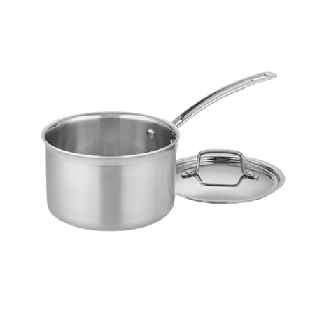Cuisinart MultiClad Pro 3 Quart Saucepan, Silver