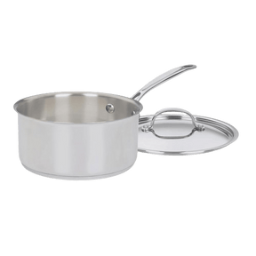 Cuisinart 3 Quart Saucepan with Cover, Silver