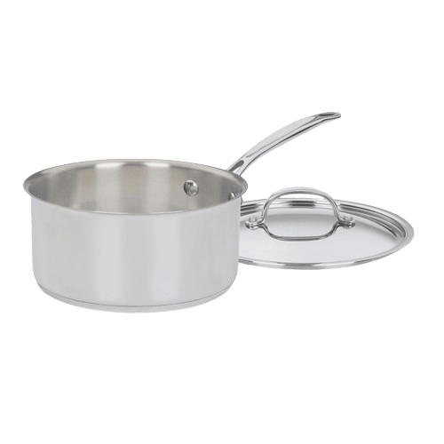 Cuisinart 3 Quart Saucepan with Cover, Silver