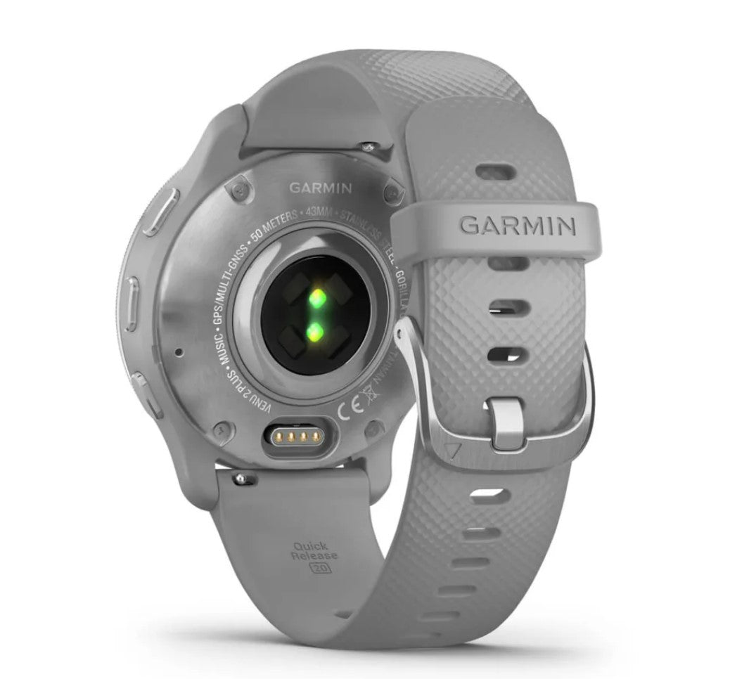 Garmin Venu 2 Plus Passivated GPS Smartwatch, Gray - Certified Refurbished
