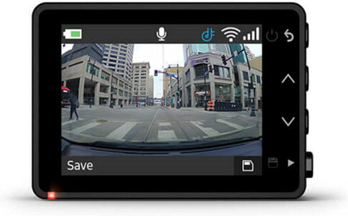 Garmin Dash Cam 57, 1440p HD Video Camera, 140-Degree Field of View, Voice Control - Certified Refurbished