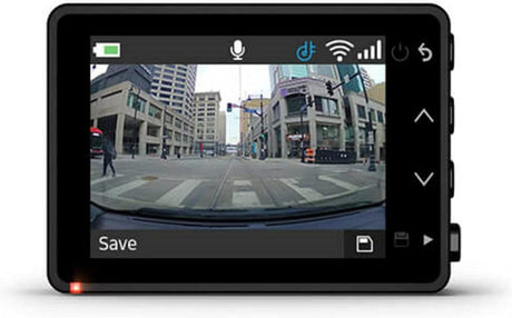 Garmin Dash Cam 57, 1440p HD Video Camera, 140-Degree Field of View, Voice Control - Certified Refurbished