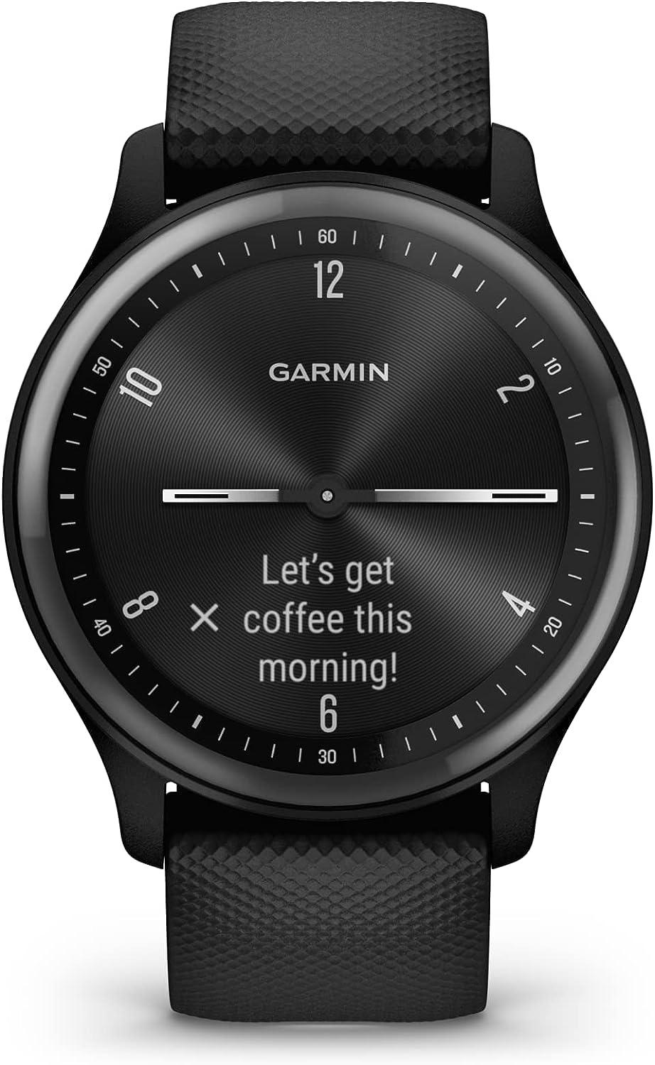 Garmin G010-N2566-00 Vivomove Sport Smartwatch, Black - Certified Refurbished