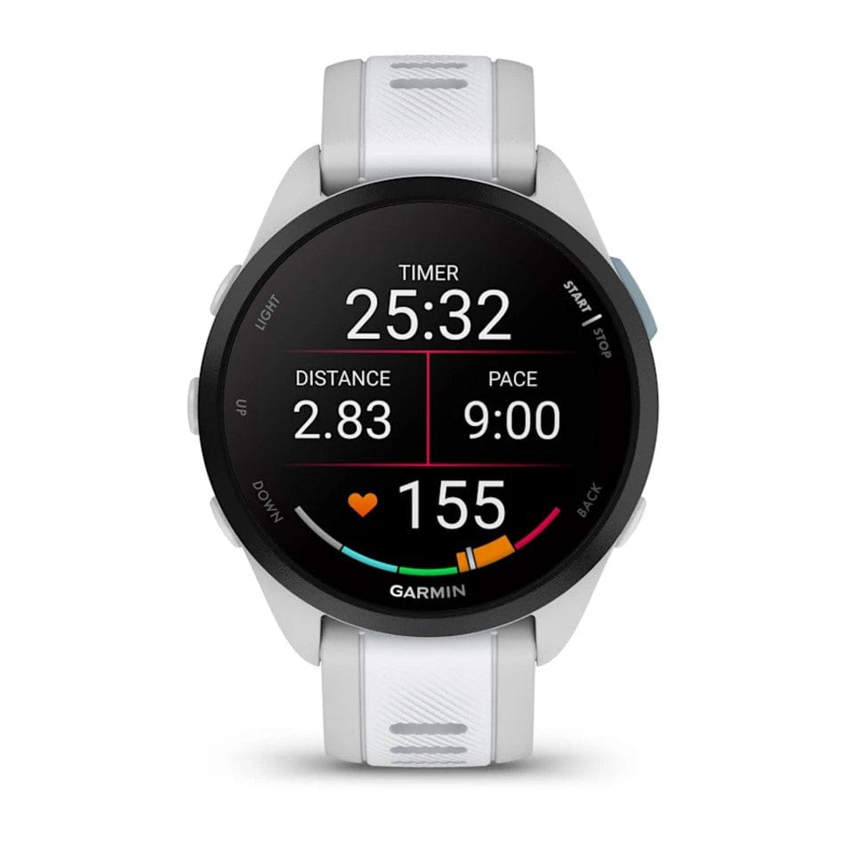 Garmin Forerunner 165 Running Smartwatch, Mist Grey/Whitestone - Certified Refurbished