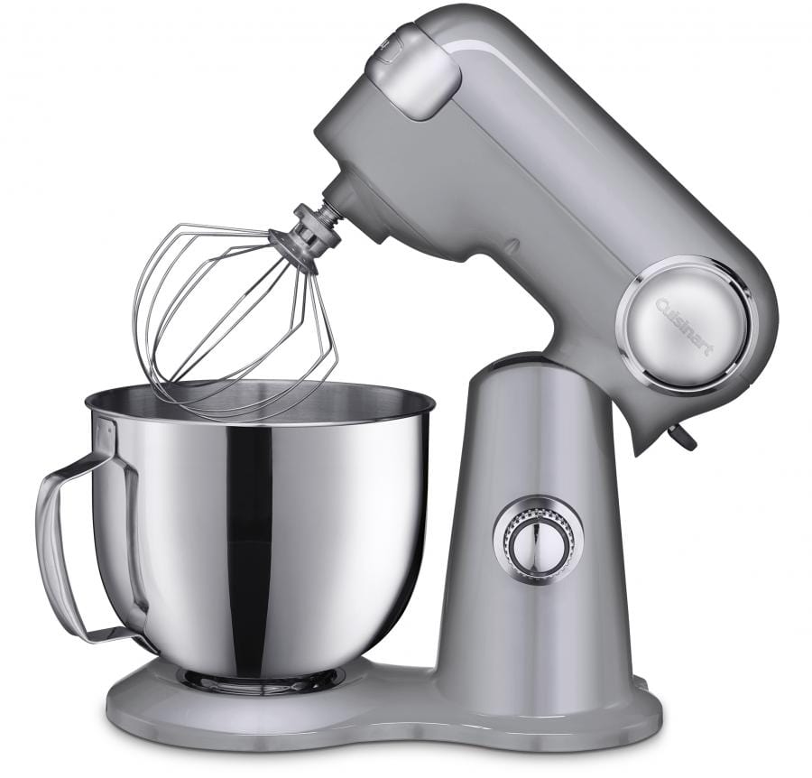 Cuisinart Precision Master 5.5-Quart Stand Mixer, Silver Lining
