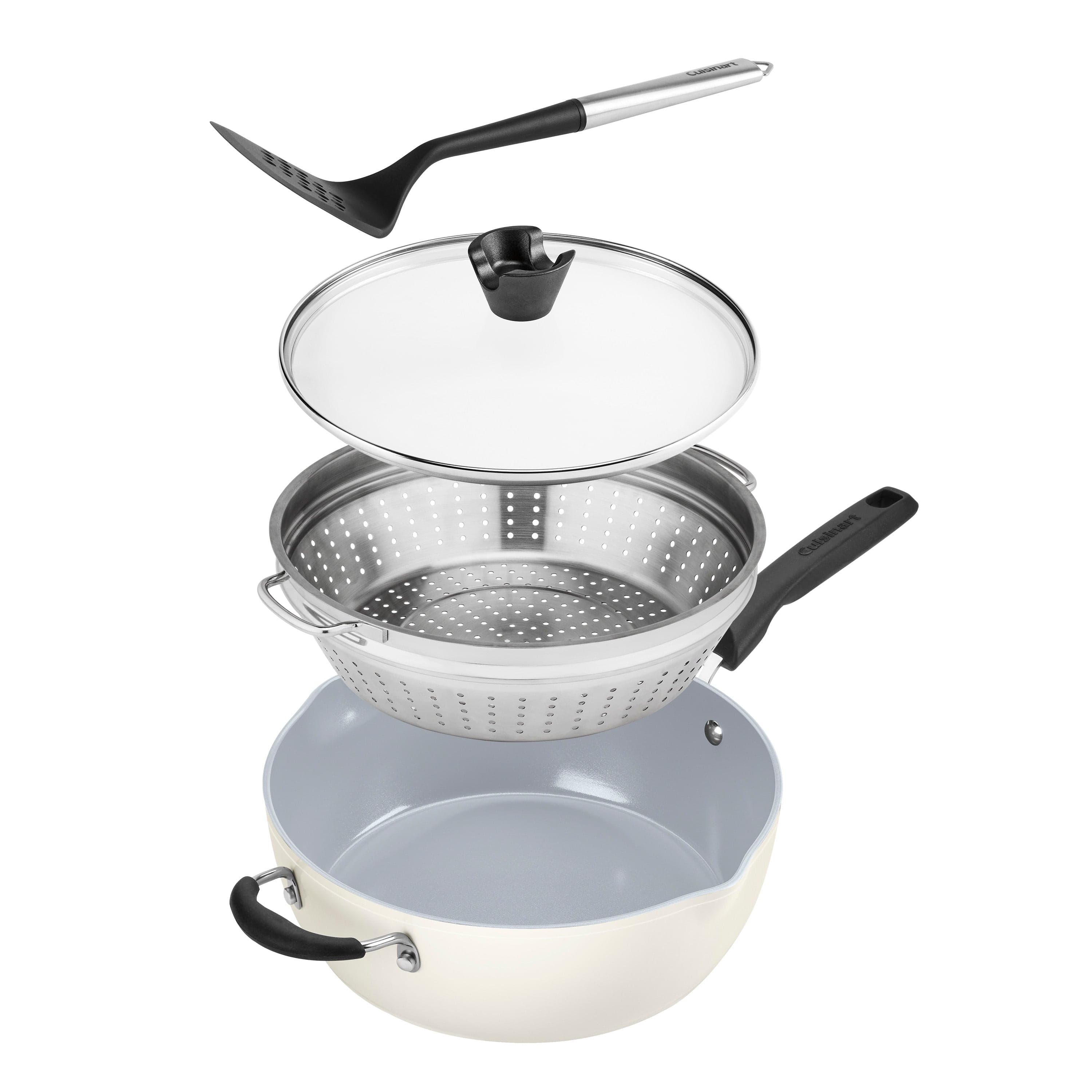 Cuisinart Preferred Pan 4-Pc Set, Cream
