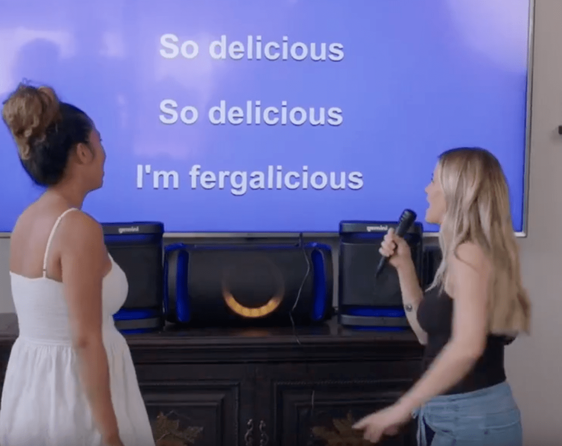 Gemini Home Stereo System with LED Party Lighting, PA / Karaoke System, 2000 Watts, Bluetooth, 8" Dual Subwoofers, Black