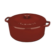 Cuisinart Chef’s Classic™ Enameled Cast Iron Cookware 7 Qt. Round Covered Casserole, Red