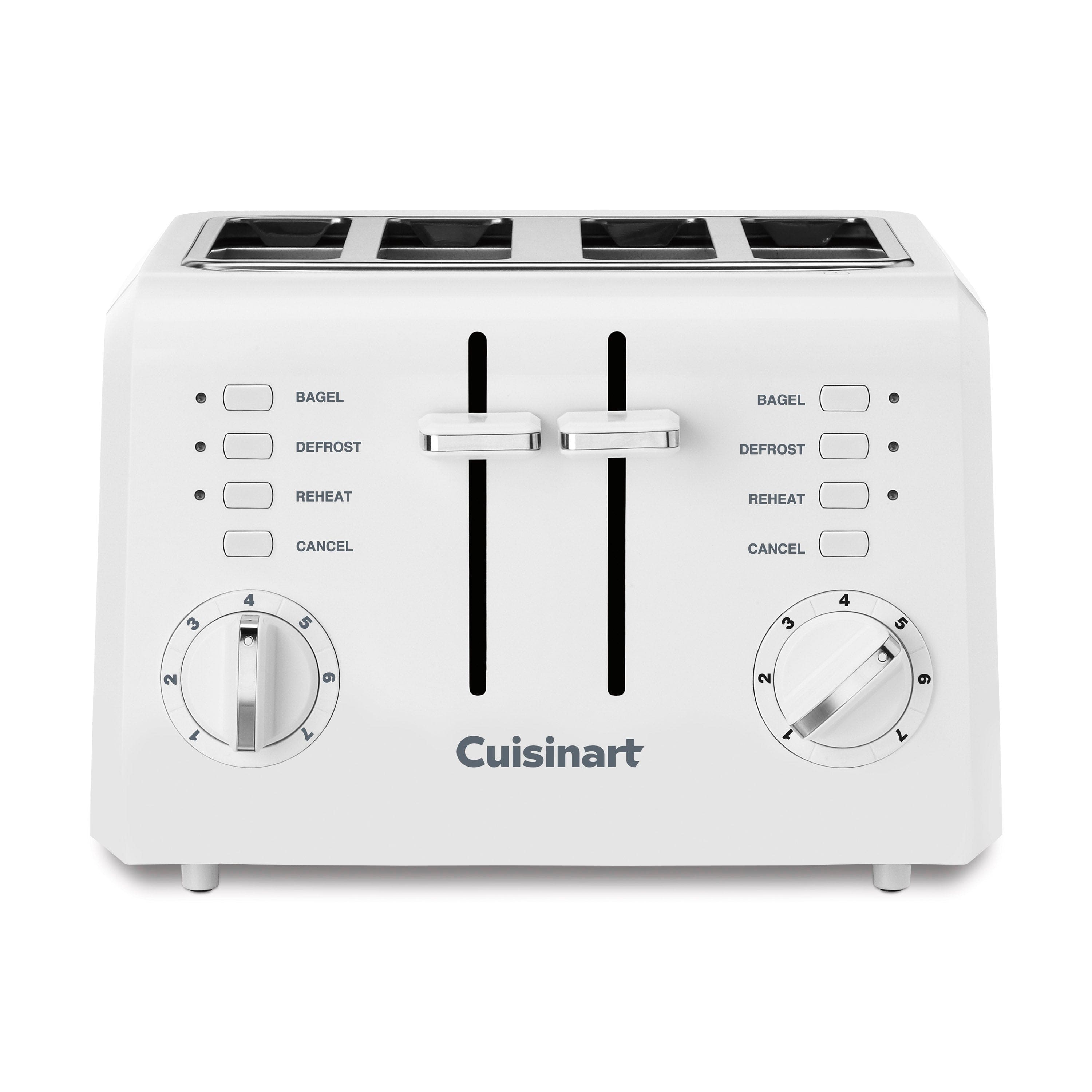 Cuisinart 4 Slice Compact Plastic Toaster, White