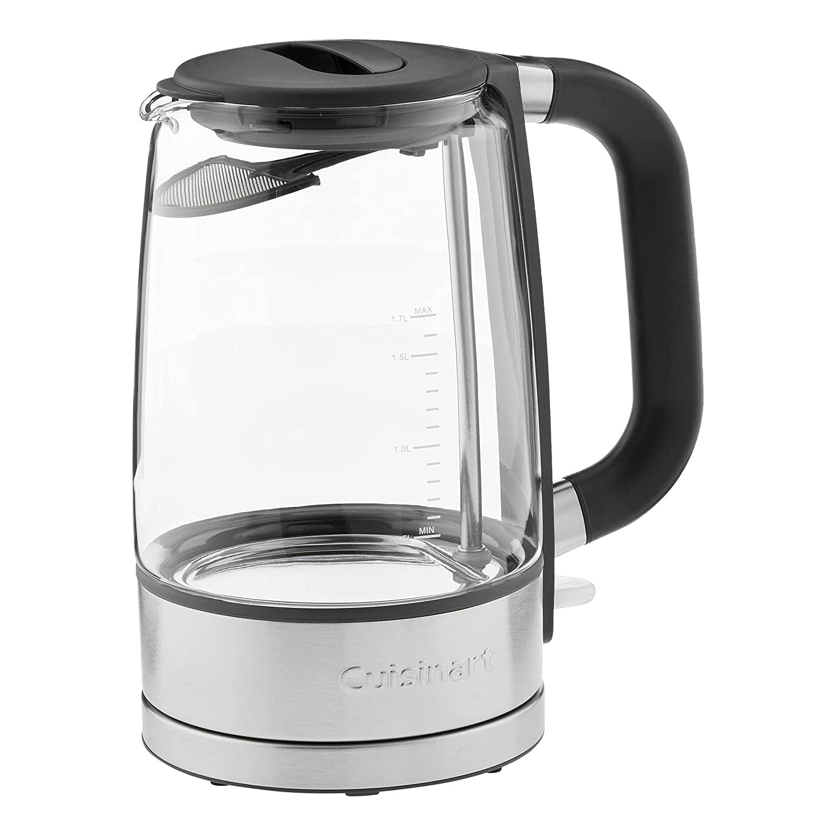 Cuisinart Pro Cordless Electric Kettle, 1.7-Liter Capacity, Stainless Steel/Glass – Certified Refurbished