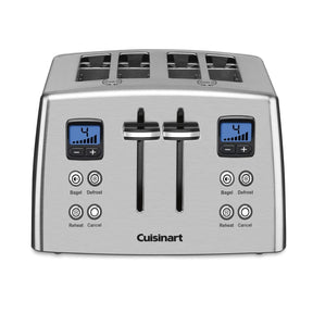 Cuisinart 4 Slice Countdown Metal Toaster, Silver