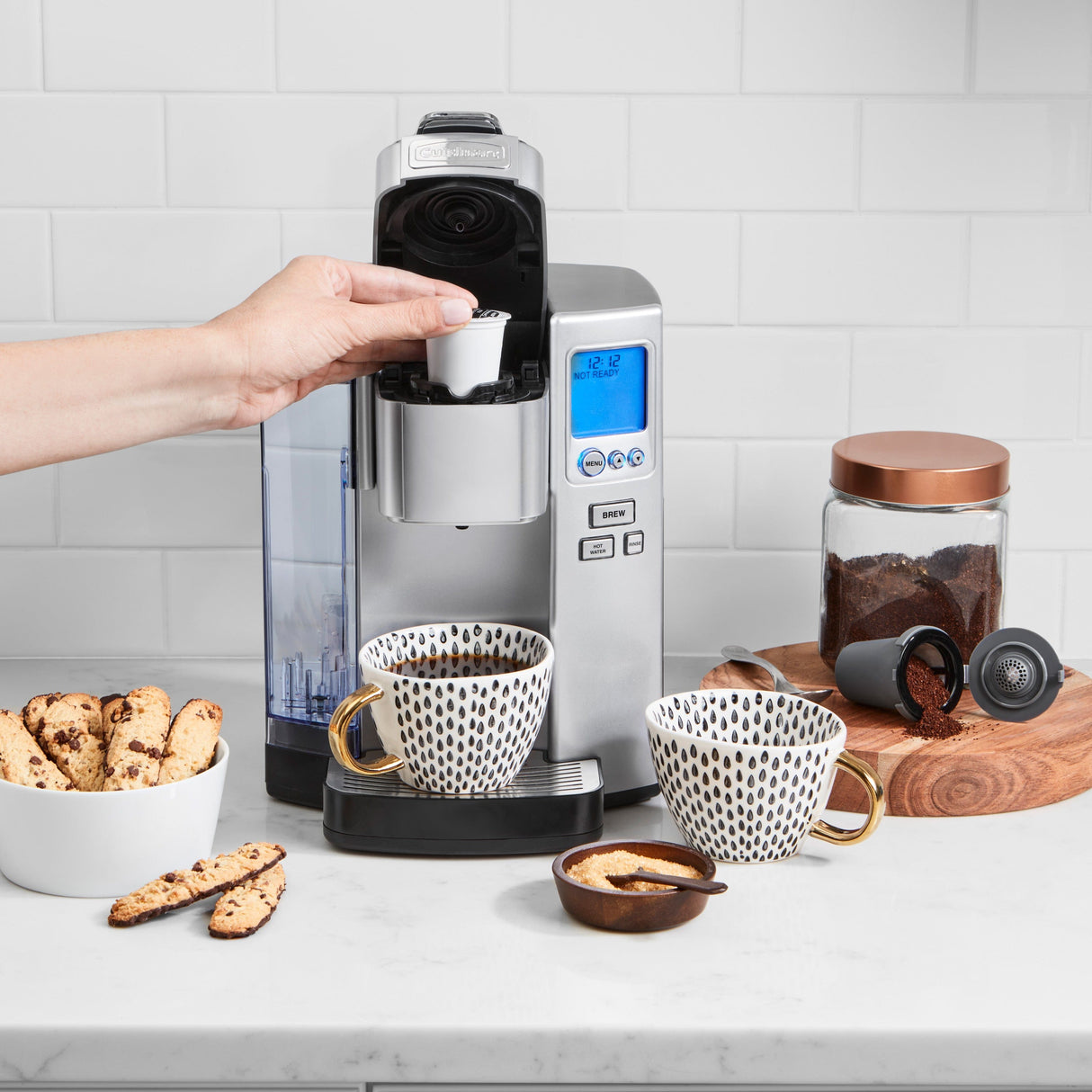 Cuisinart Premium Single Serve Brewer, Silver