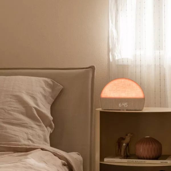 Hatch Restore 2 Bedside Sleep Guide Sunrise Alarm Clock Sound Machine, Latte - Certified Refurbished