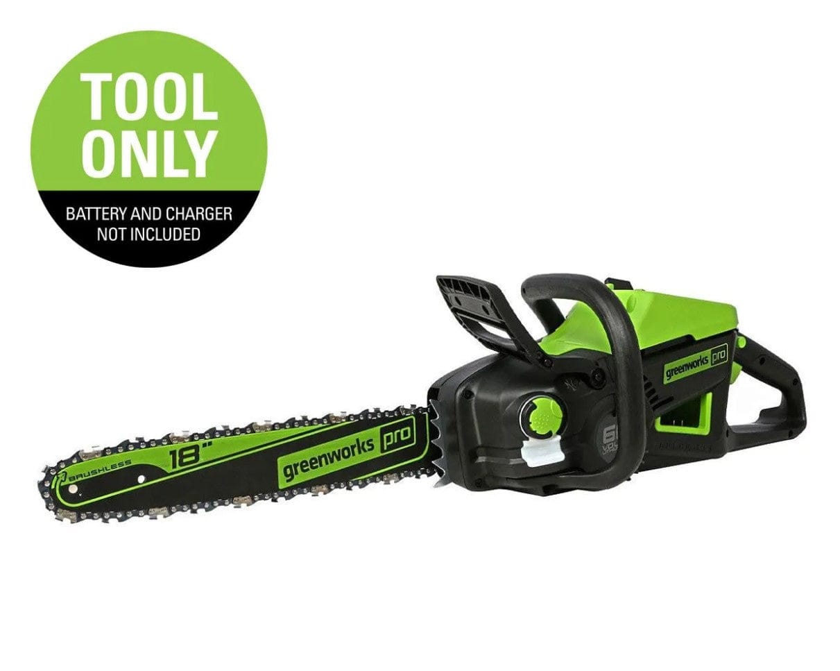 Greenworks GW2009302T X-Range 2.5KW Chainsaw Tool-Only