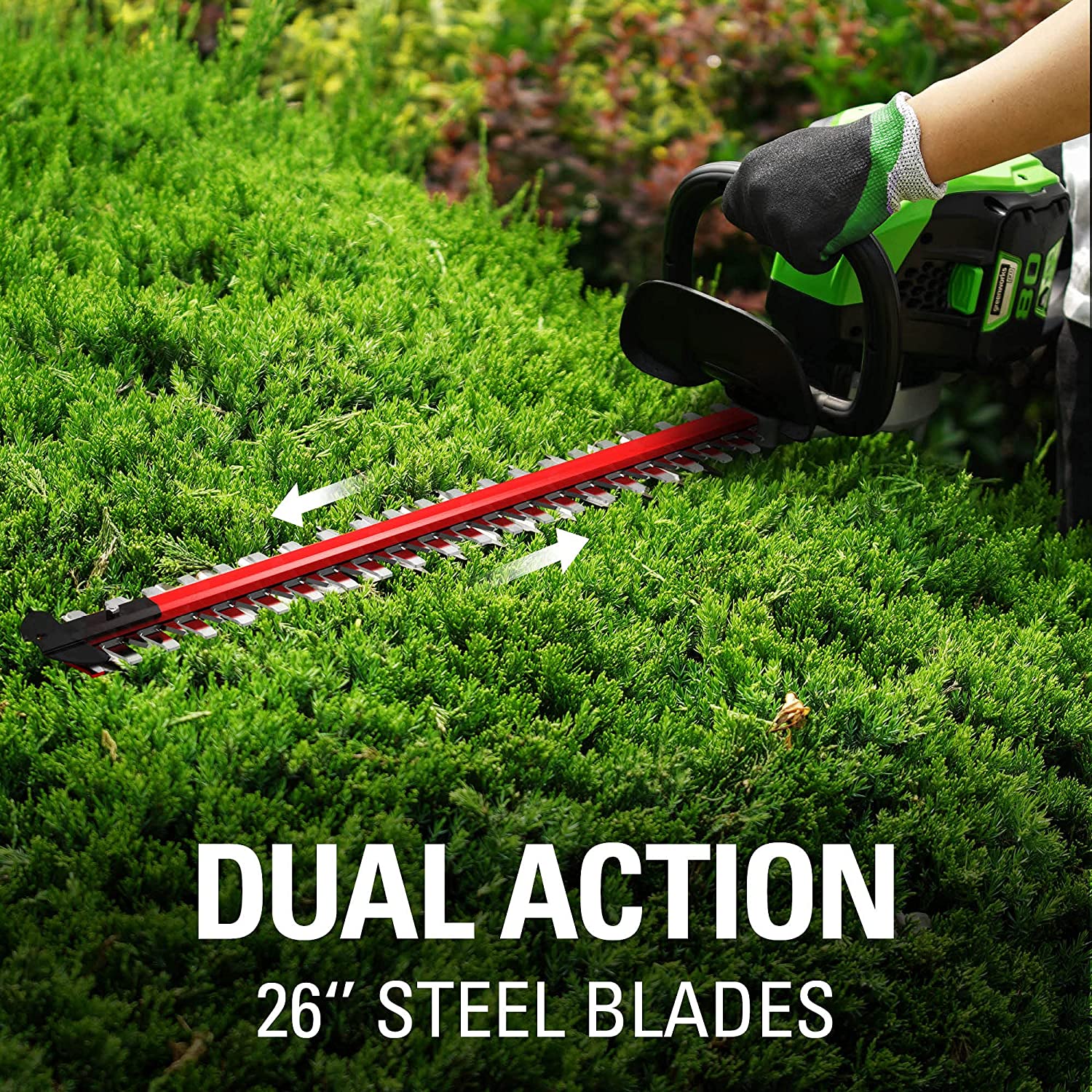 Greenworks 60V 2.0Ah 26" GEN II Hedge Trimmer