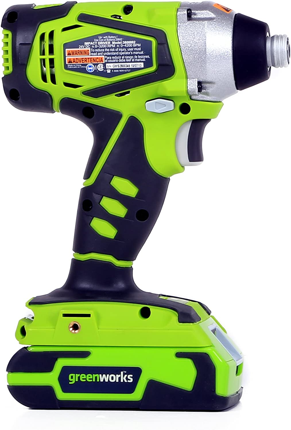 Greenworks GW37032C G24 24V 2.0Ah Impact Driver with Battery