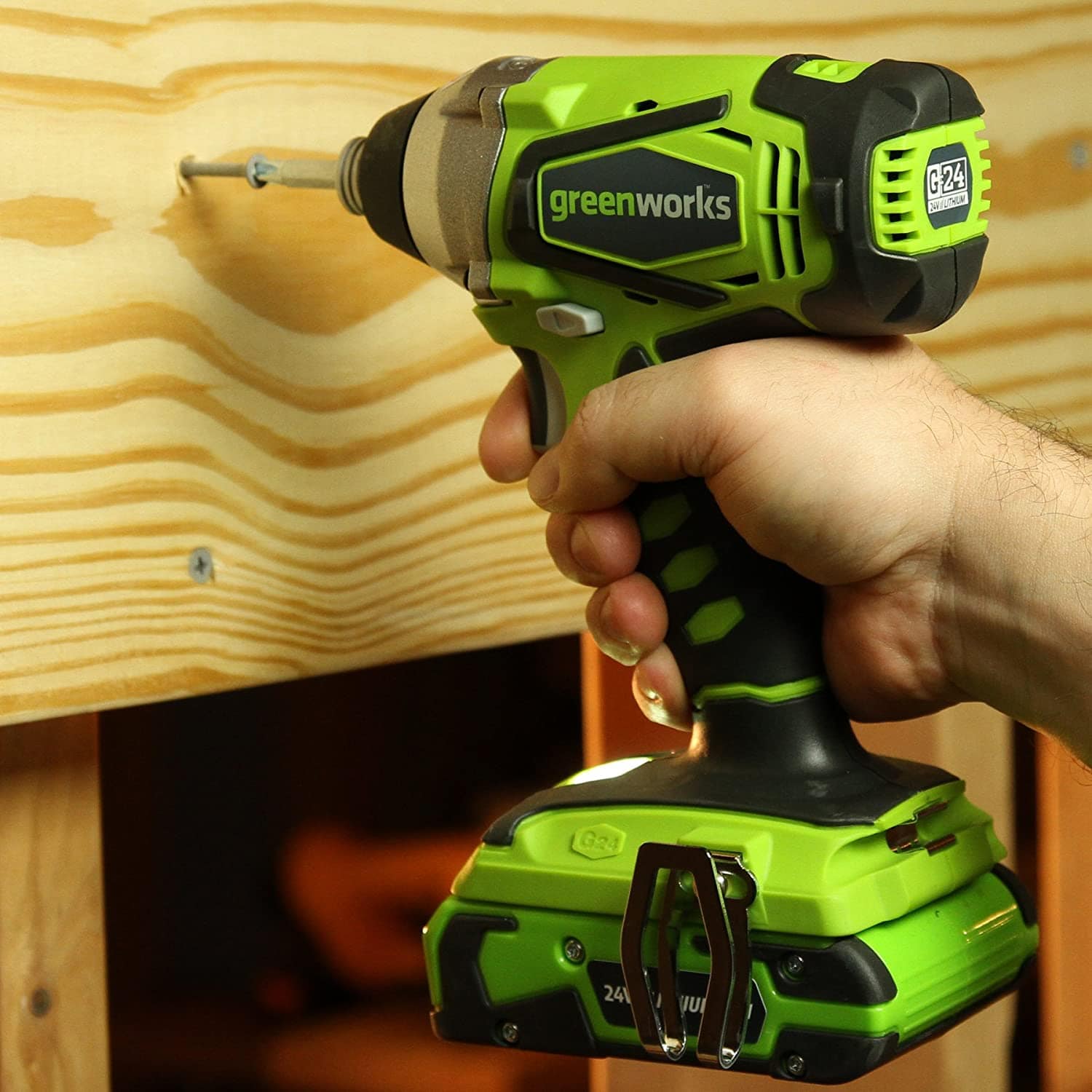 Greenworks G24 24V 2.0Ah Impact Driver with Battery