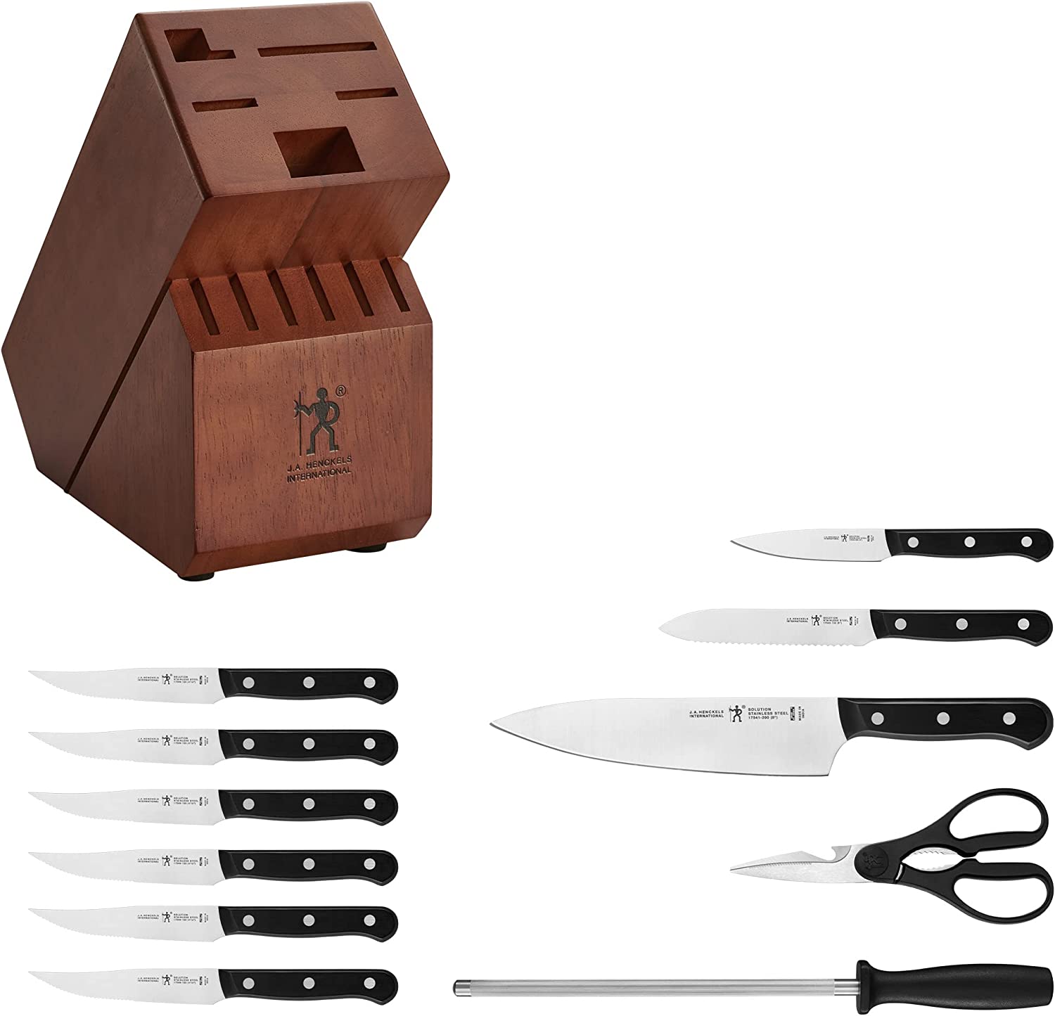 Henckels H17550-000 Solution 12 Piece Block Knife Set