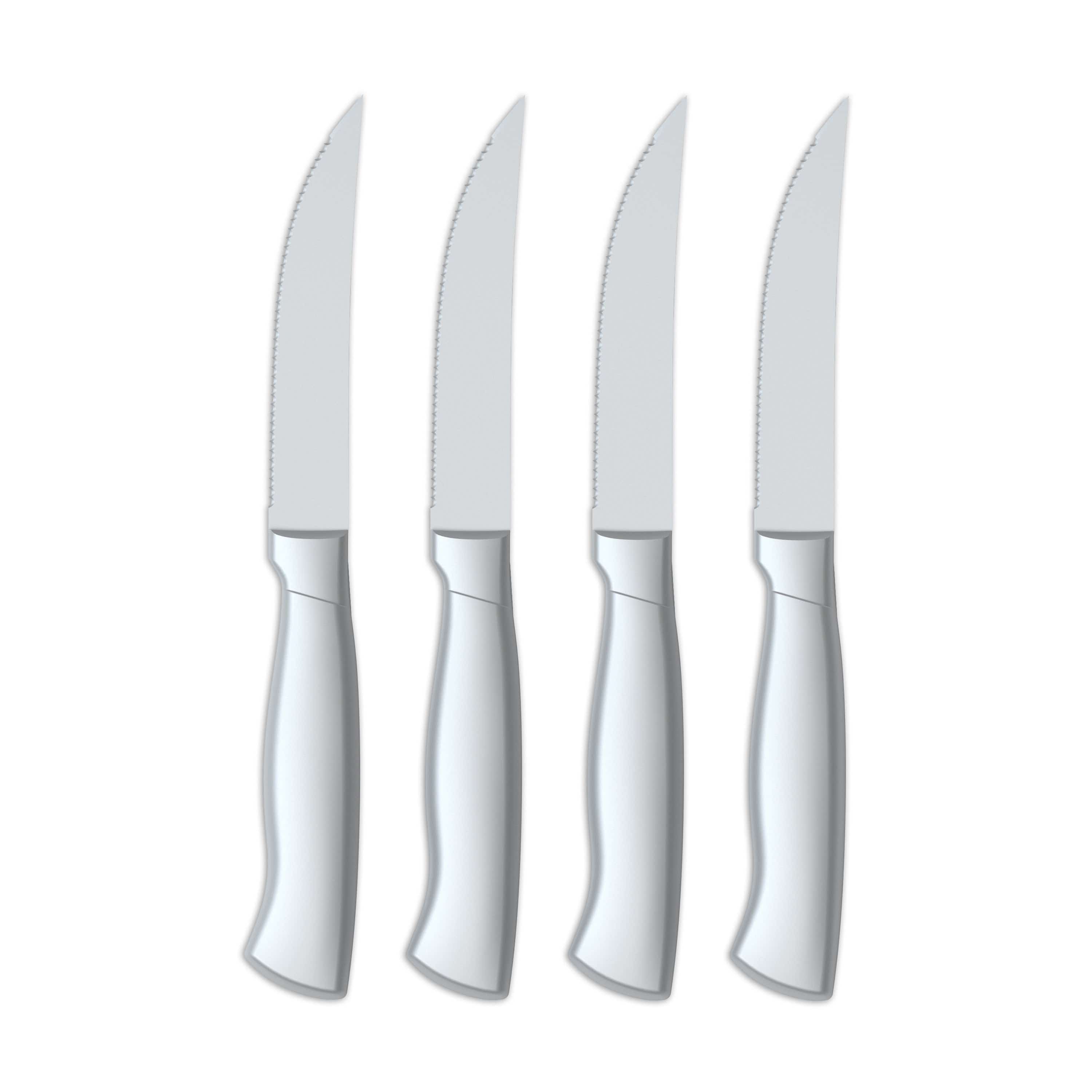 Cuisinart 4pc Stainless Steel Hollow Handle Steak Knife Set, Silver