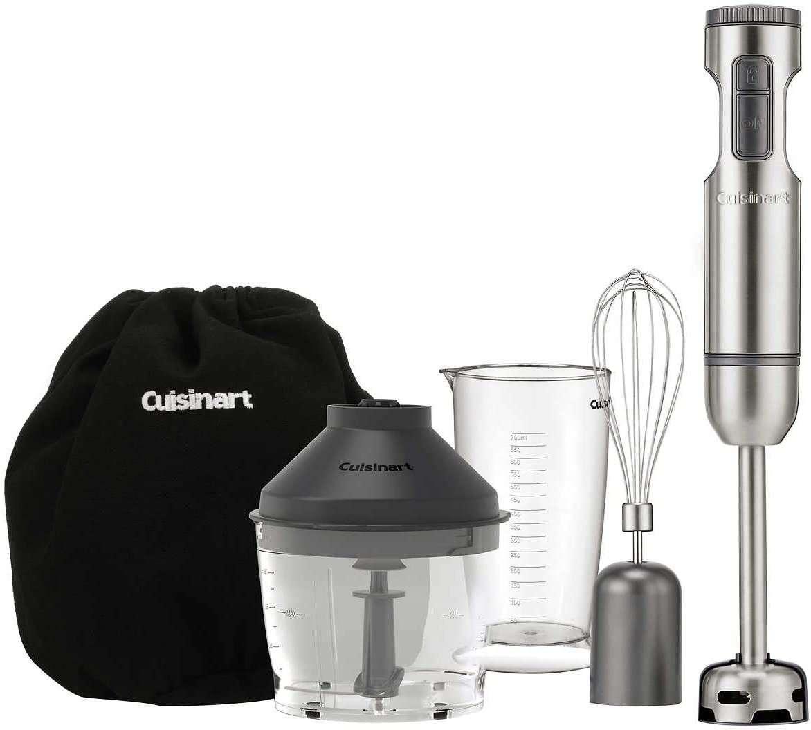 Cuisinart Immersion Hand Blender/Chopper & Storage Bag - Certified Refurbished