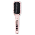 L'ange Hair Le Vite Straightening Brush, Dual-Voltage Hot Brush for Smooth, Anti Frizz Hair, Blush