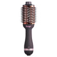 L'ange Hair Le Volume 2-in-1 Titanium Blow Dryer Brush, 75mm Oval Barrel, for Smooth, Frizz-Free Styling on All Hair Types, Black
