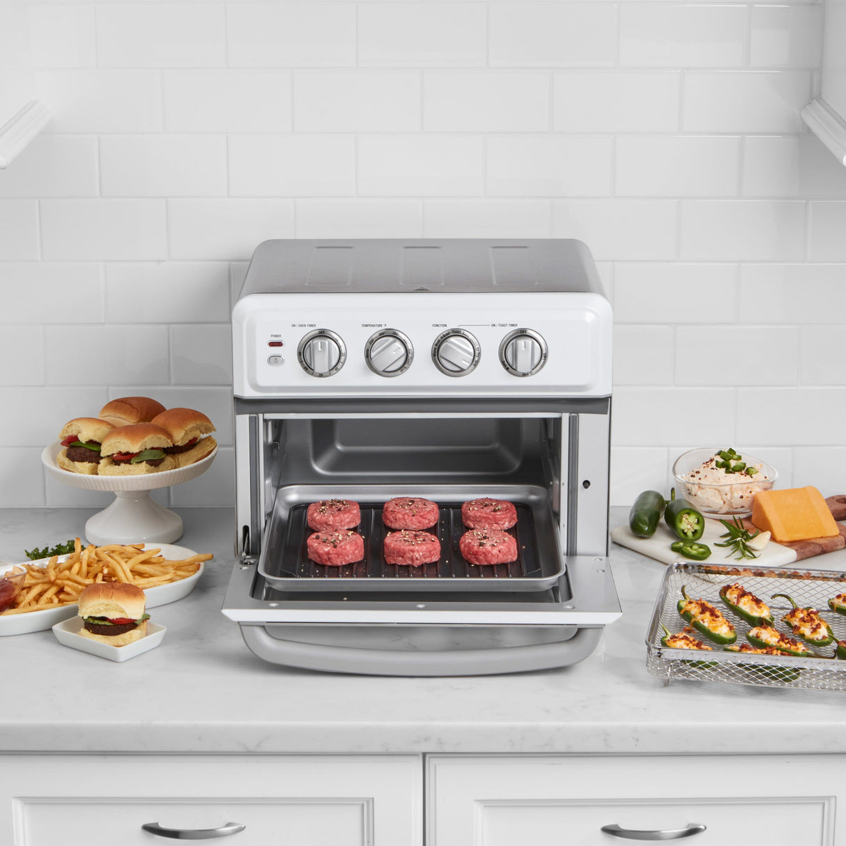 Cuisinart Air Fryer Toaster Oven with Grill, White