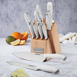 Cuisinart ColorPro 12 Piece Knife Block Set, White