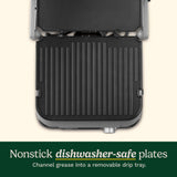 Cuisinart Griddler® with Smoke-Less Mode, Silver