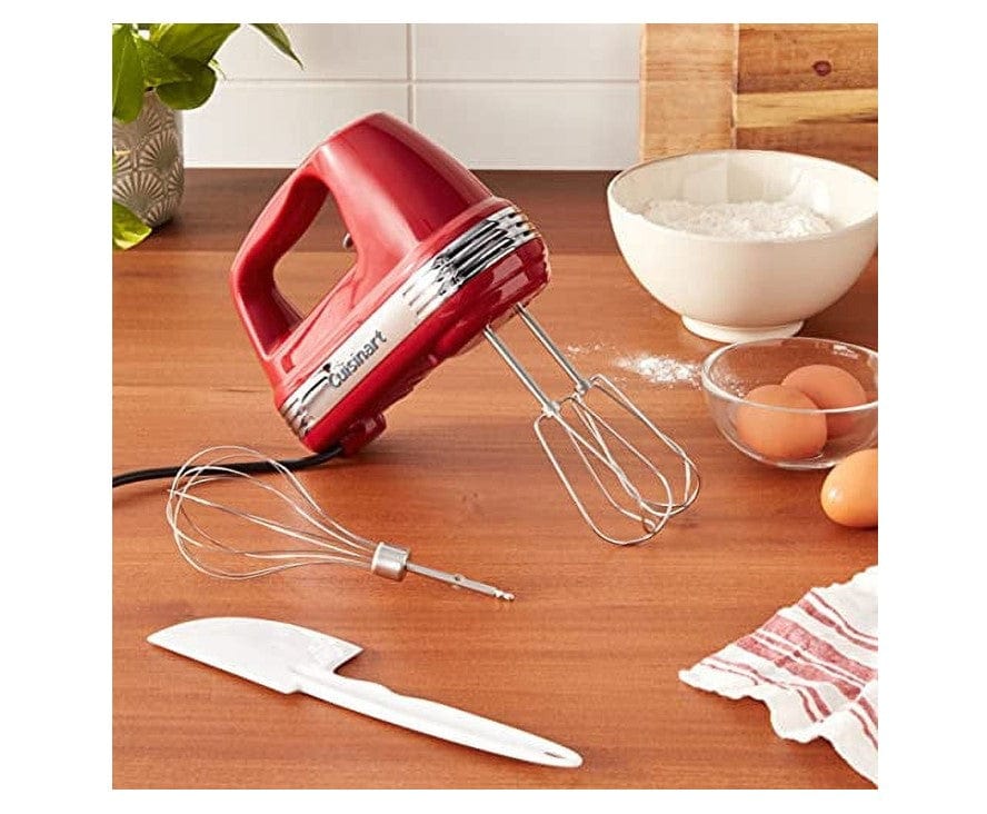 Cuisinart Power Advantage 7-Speed Hand Mixer, Red - Certified Refurbished