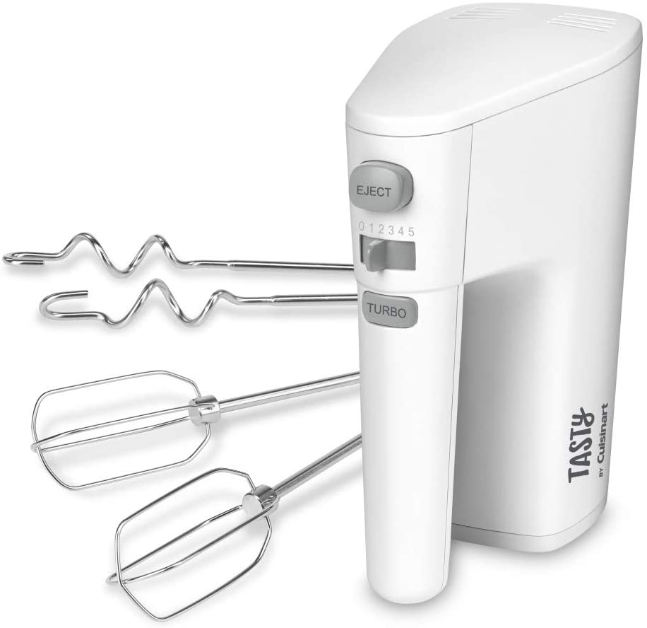 Tasty by Cuisinart Hand Mixer, White