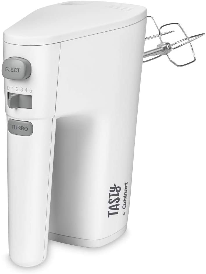 Tasty by Cuisinart HM200T Hand Mixer, White