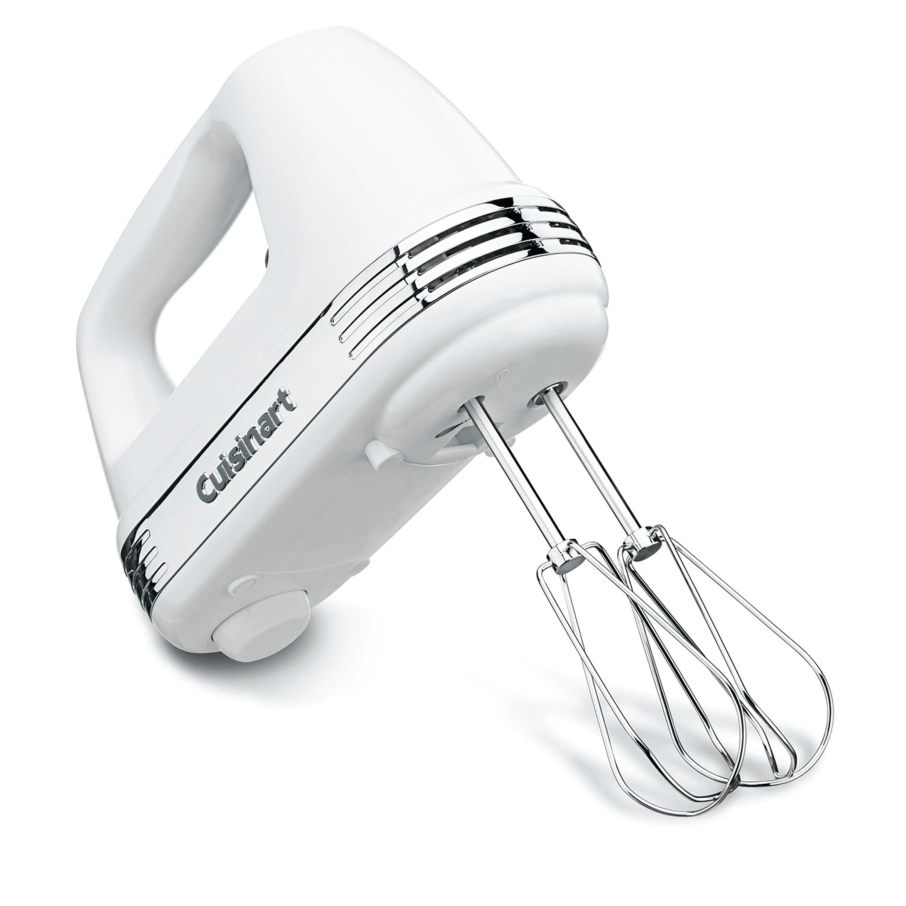 Cuisinart Power Advantage PLUS 9 Speed Hand Mixer with Storage Case, White