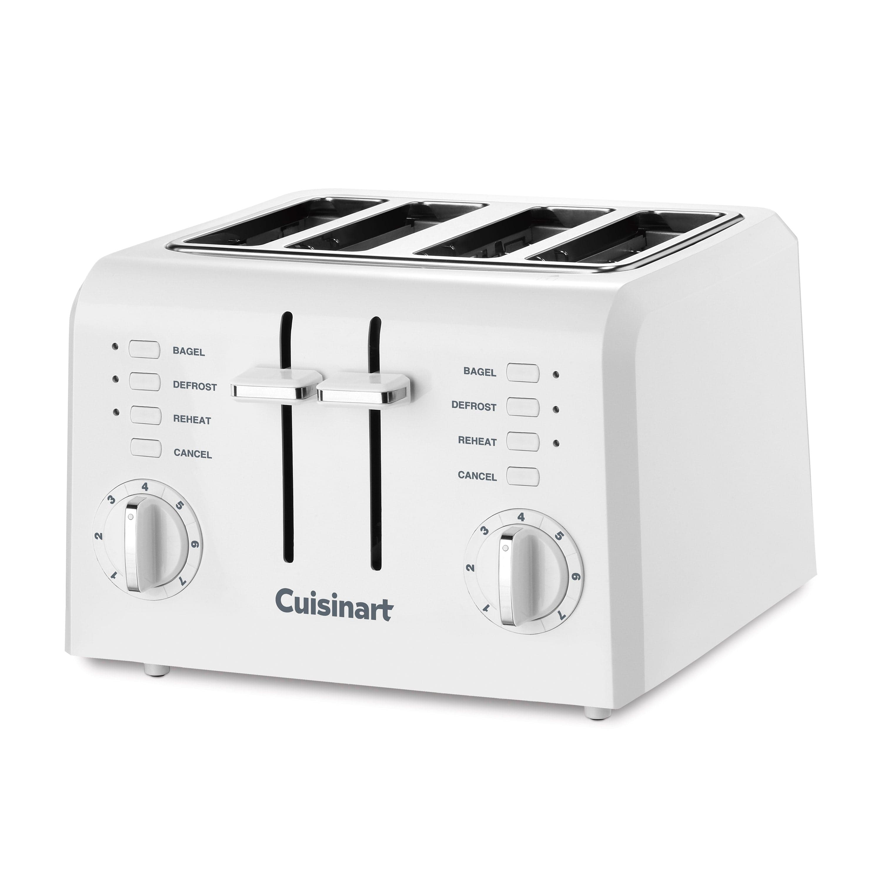 Cuisinart 4 Slice Compact Plastic Toaster, White