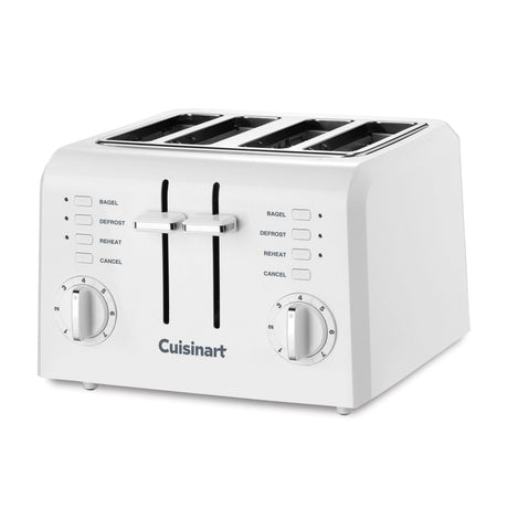 Cuisinart 4 Slice Compact Plastic Toaster, White