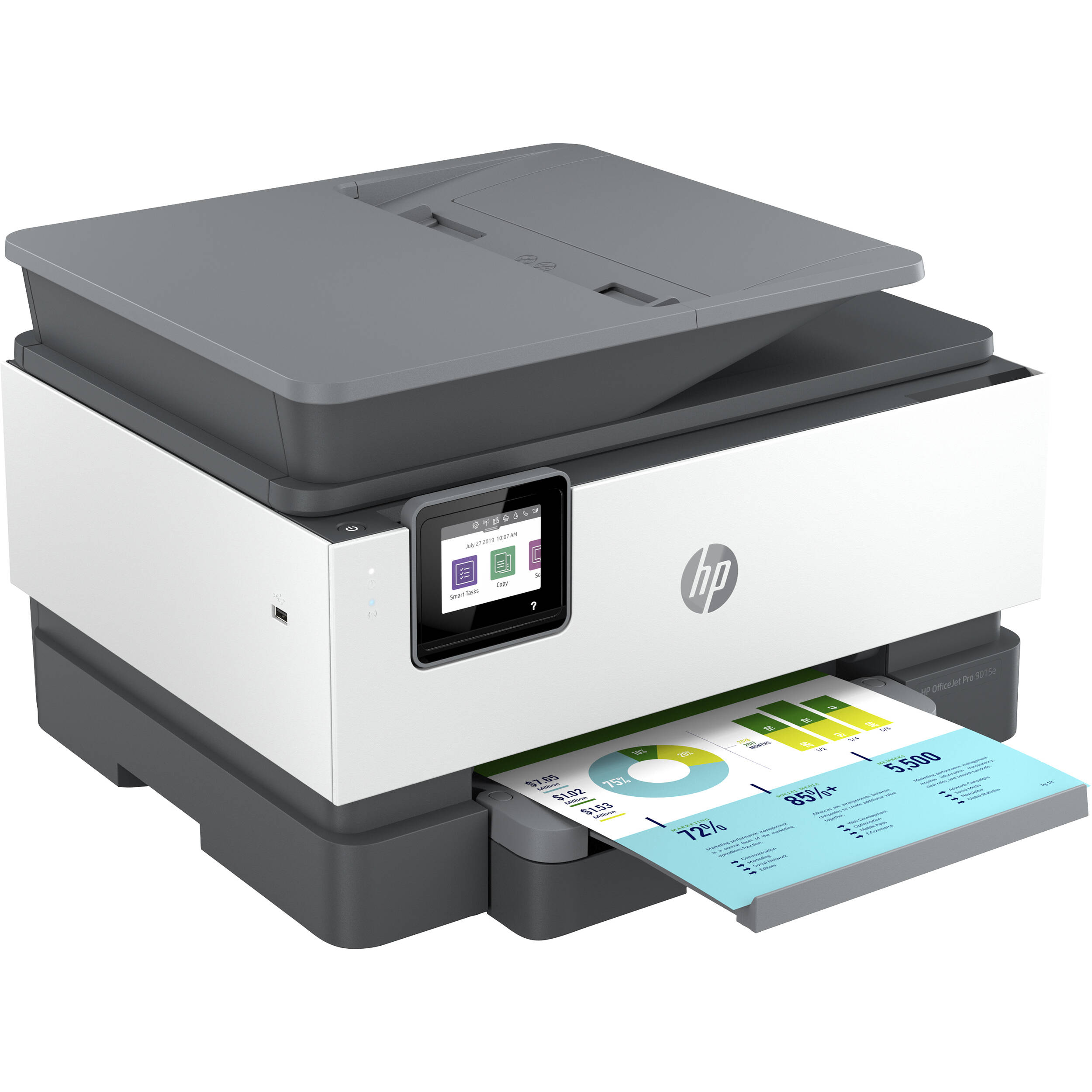 HP HP-OJPRO9015E-RB OfficeJet Pro 9015e Wireless Color All-in-One Printer - Refurbished