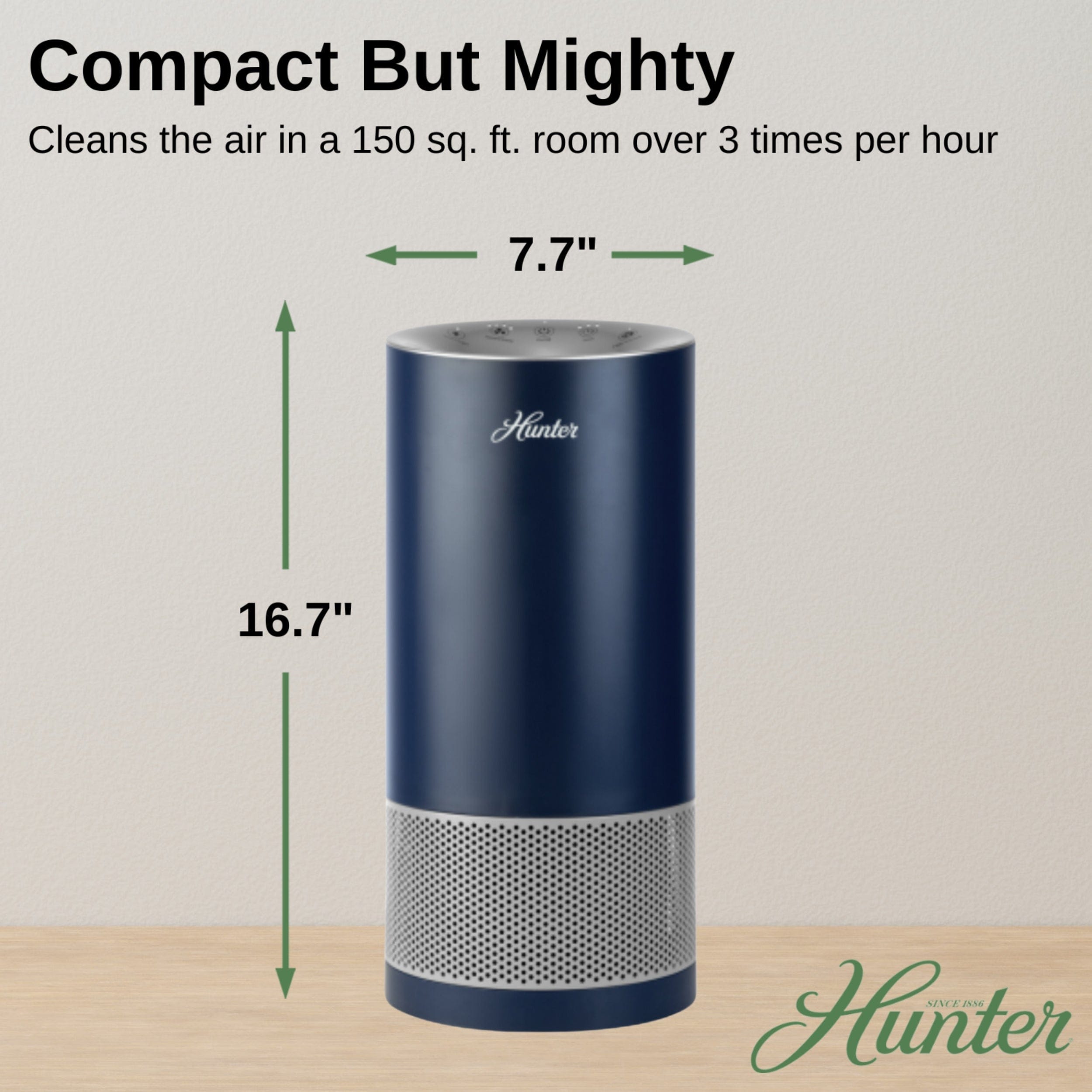 Hunter True HEPA Cylindrical Tower Air Purifier HP400