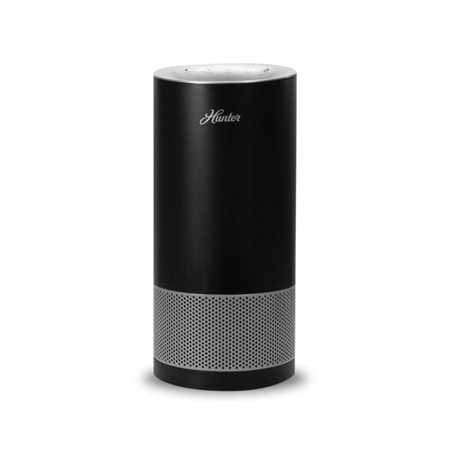Hunter True HEPA Cylindrical Tower Air Purifier with UVC Light Technology, True HEPA, HP450UV
