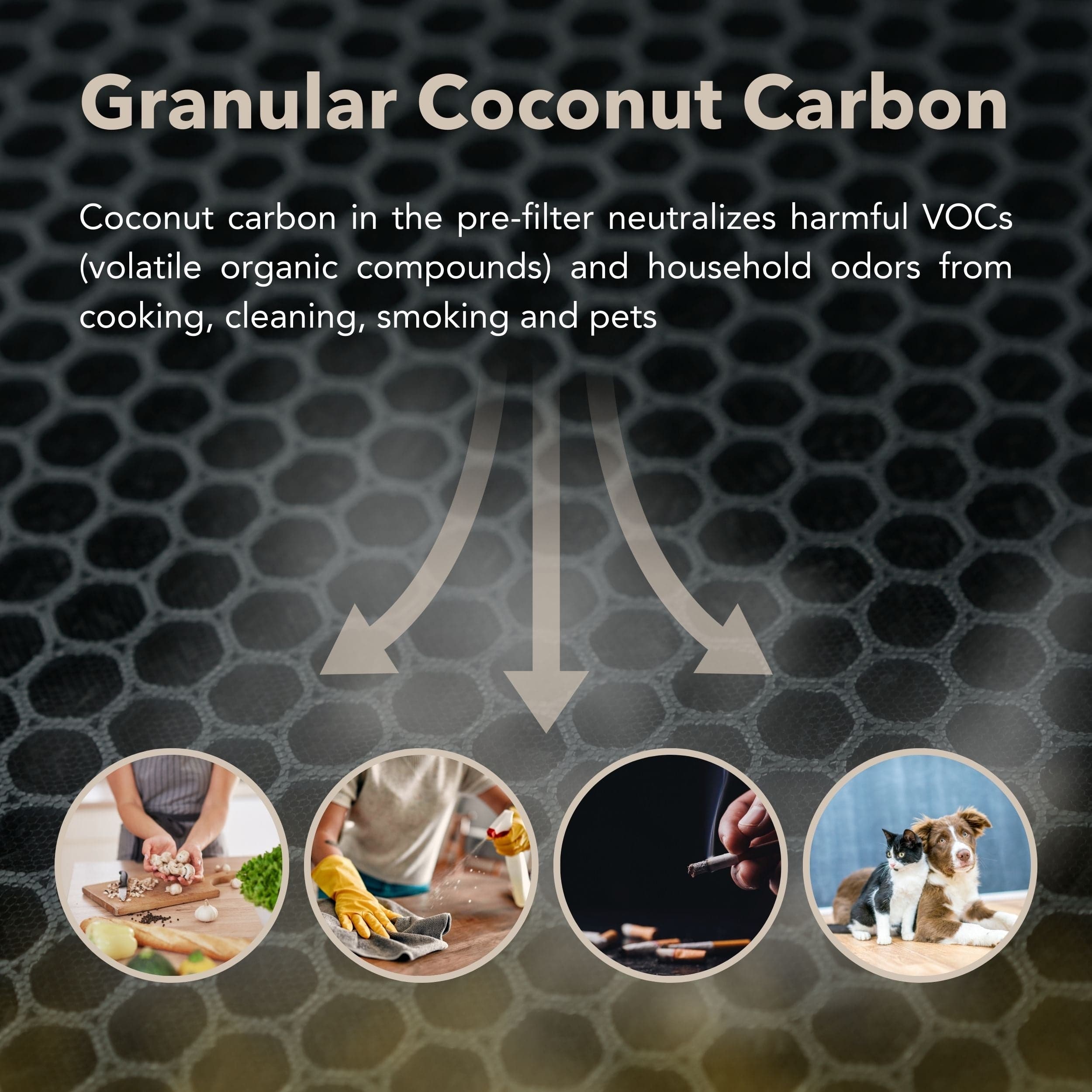 Hunter True HEPA Cylindrical Tower Air Purifier with UVC Light Technology, True HEPA, HP450UV