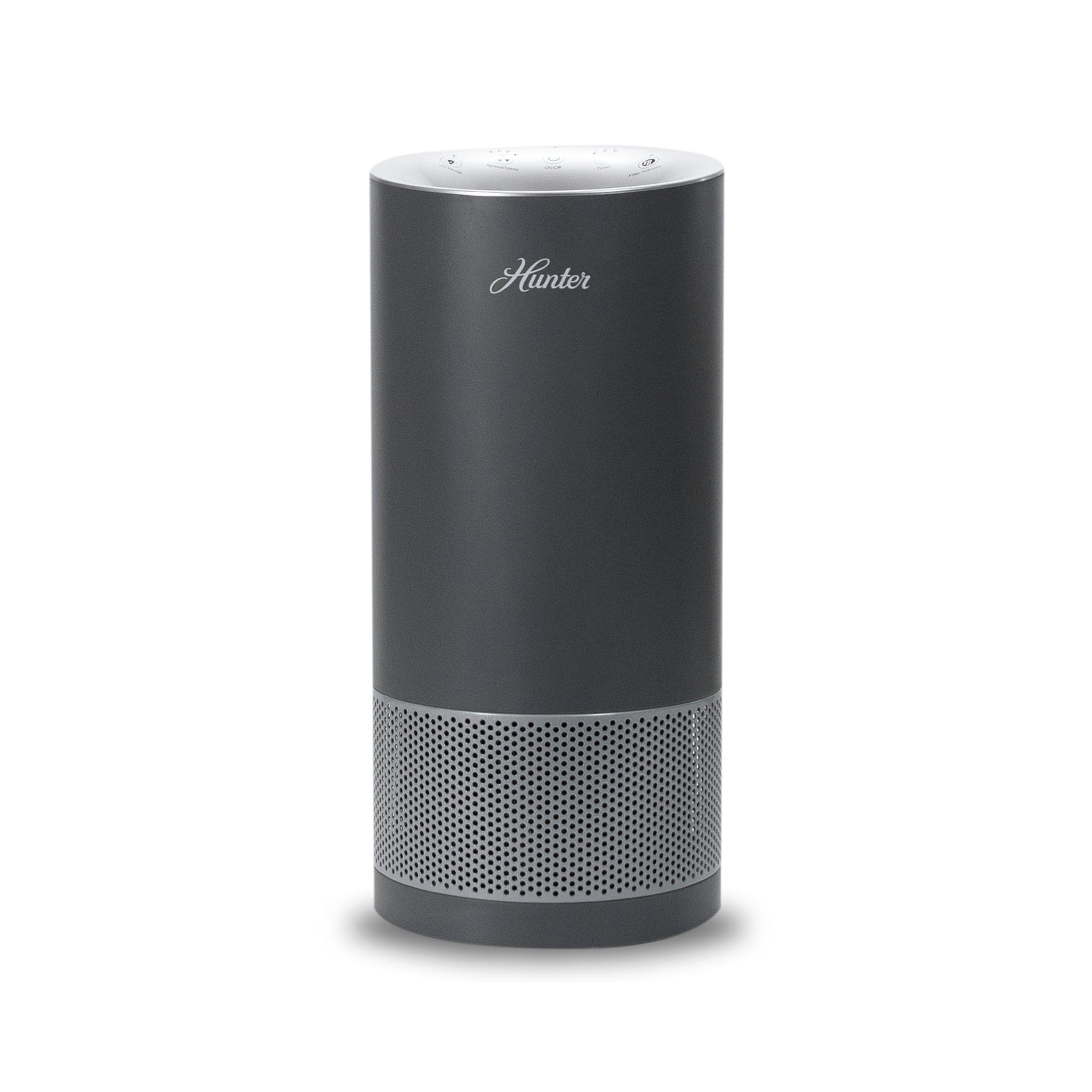 Hunter True HEPA Cylindrical Tower Air Purifier with UVC Light Technology, True HEPA, HP450UV