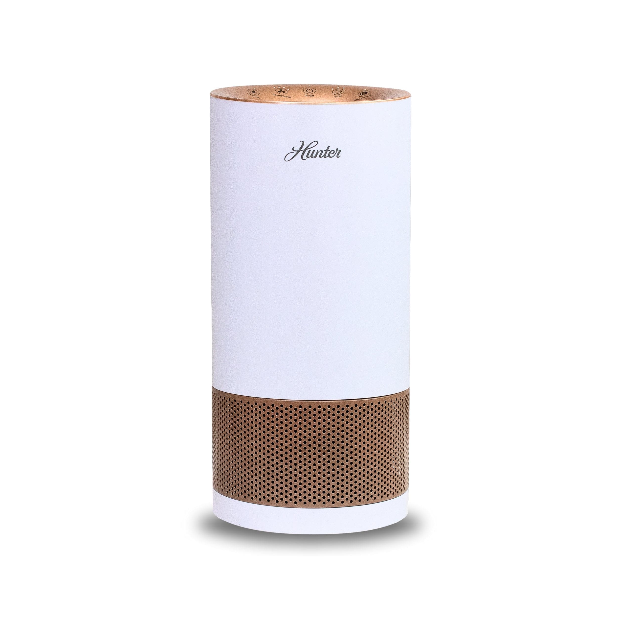 Hunter True HEPA Cylindrical Tower Air Purifier with UVC Light Technology, True HEPA, HP450UV