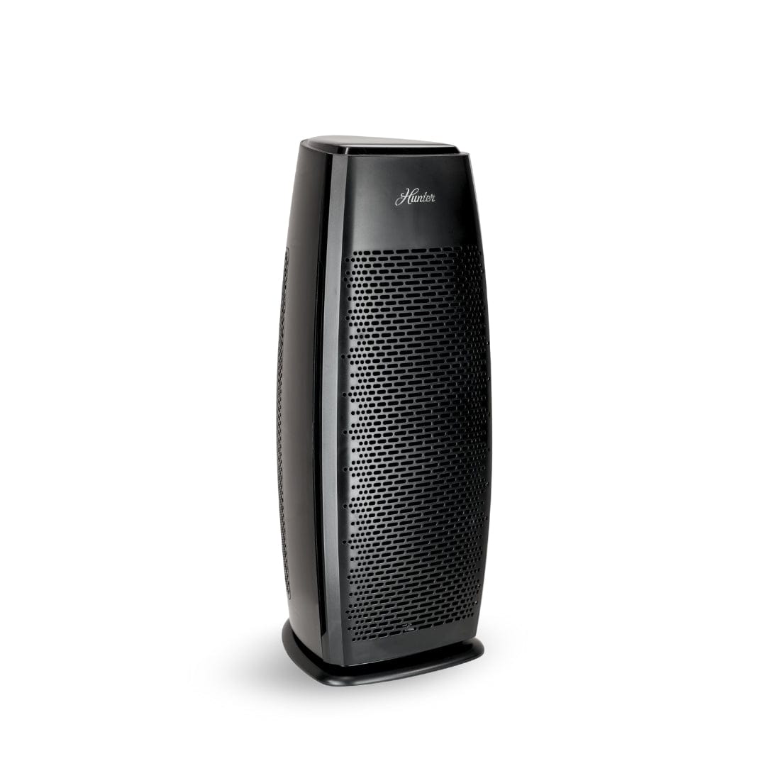 Hunter Tall Tower Air Purifier, 3-Stage True HEPA Filter, Sleep Mode, Timer, Quiet Operation, HP600